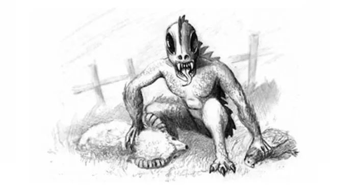 Hình ảnh minh hoạ về quỷ hút máu dê chupacbra.