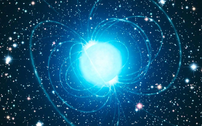  Hình ảnh minh họa một ngôi sao Neutron trong vũ trụ