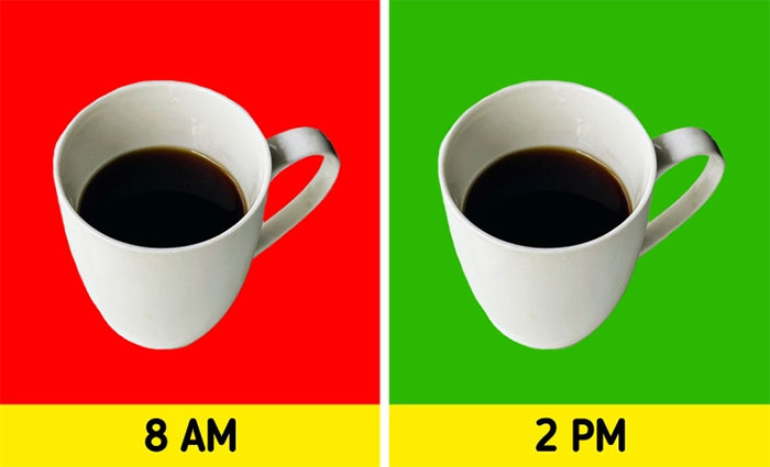 Uống cà phê sáng sớm