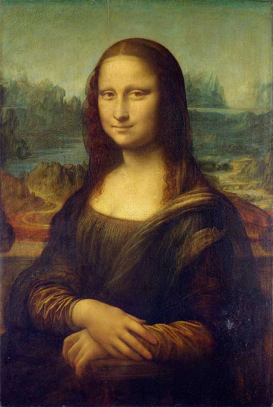 buc-hoa-monalisa-1 Bức họa "Mona Lisa" của thiên tài toàn năng người Ý Leonardo da Vinci.