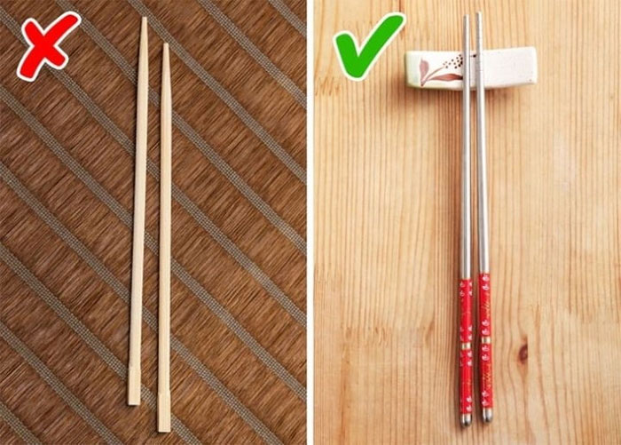 dua Hãy thay đũa khoảng 3 - 6 tháng/lần