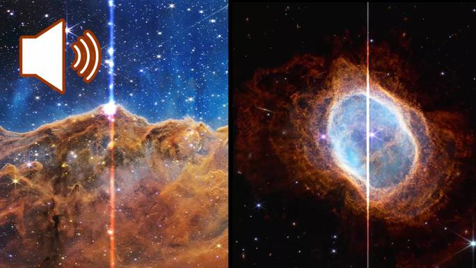 Hai tinh vân được NASA lựa chọn để mã hóa dữ liệu thành bản nhạc