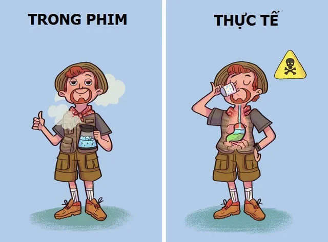 Mọi nguồn nước đều an toàn khi được nấu sôi