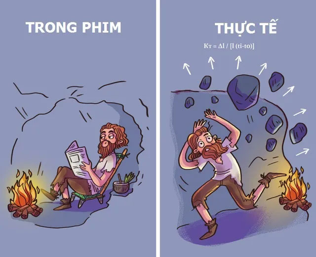 Đốt lửa trong hang đá hoàn toàn vô hại