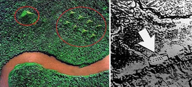 Những chấm nhỏ trên ảnh vệ tinh của NASA đáng nghi ngờ là những kim tự tháp Paratoari.
