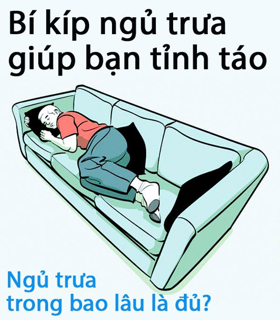Học cách ngủ trưa "chuyên nghiệp" nhờ bí kíp khoa học Học cách ngủ trưa "chuyên nghiệp" nhờ bí kíp khoa học