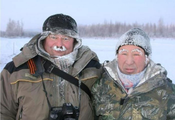 nguoi-dan-lang-oymyakon-1 Luôn sống trong giá rét nhưng tuổi thọ của người dân nơi đây khá cao.