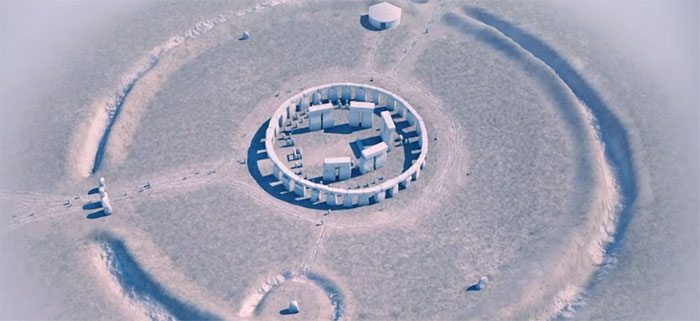 Stonehenge ở 2500 năm trước Công nguyên.
