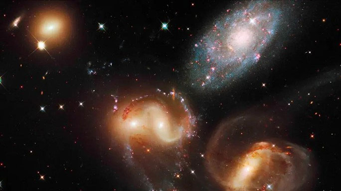 Nhóm thiên hà Stephan’s Quintet còn sở hữu một thiên hà ẩn mình khác