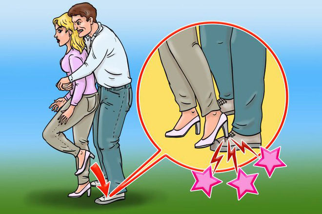 Khi bị tấn công từ phía sau