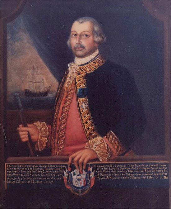 buc-tranh-bernardo-de-galvez Bức tranh Bernardo de Galvez