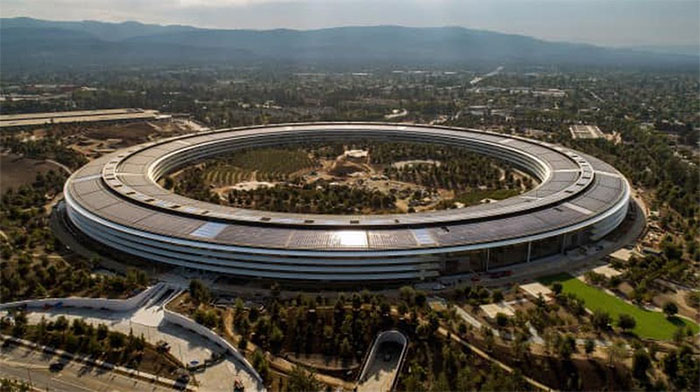 dai-ban-doanh-cua-apple Tòa nhà "phi thuyền" Apple Park.