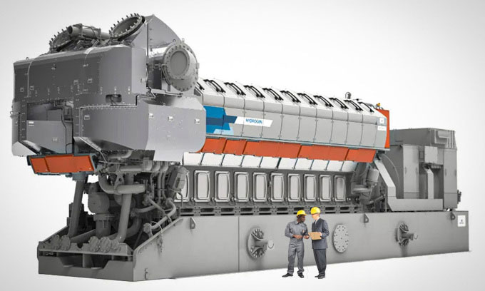 Động cơ chạy bằng hydro Wartsila 31SG-H1.