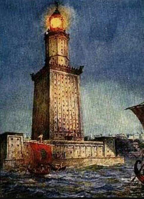 Hải đăng Alexandria xây dựng dưới thời vua Ptolemy I