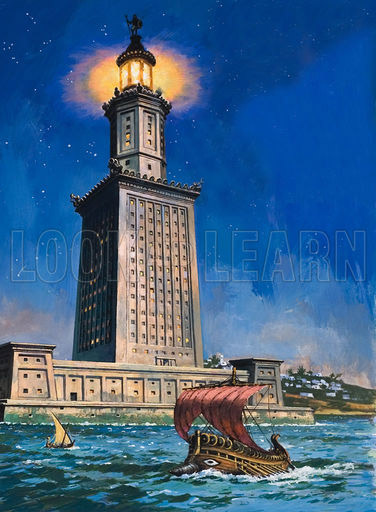 Kiến trúc sư Hy Lạp Sostratus thuộc Cnidus đã thiết kế ngọn hải đăng Alexandria