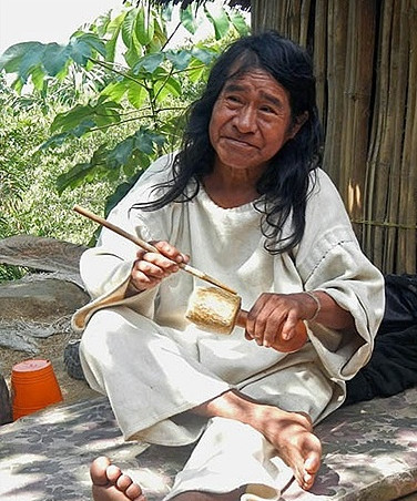 Một trong số các trưởng lão của người Kogi Một trong số các trưởng lão của người Kogi