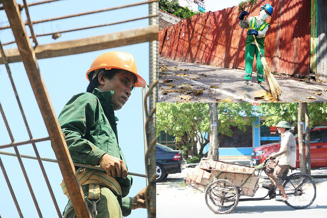 troi-nang-nong Người lao động có thể gặp phải một số vấn đề sức khỏe thường gặp là: Say nắng, say nóng