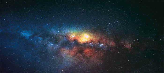 dai-ngan-ha-1 Theo thuyết Big Bang, vũ trụ là một plasma đồng nhất, nhiệt độ cao, mật độ cao...