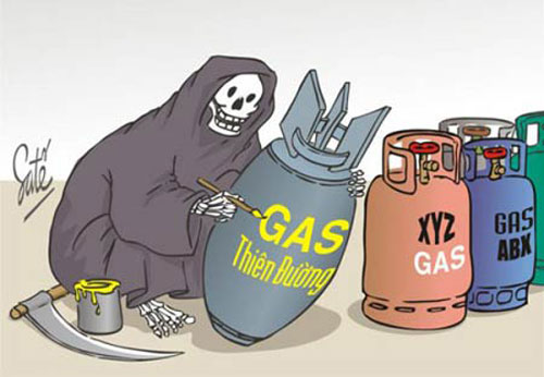 Bình gas là một trong những nguyên nhân hàng đầu gây ra những vụ nổ lớn. Bình gas là một trong những nguyên nhân hàng đầu gây ra những vụ nổ lớn.